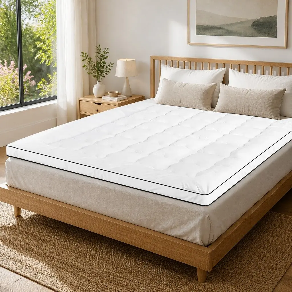 Mattress Topper Single Bed 5cm Breathable Microfibre
