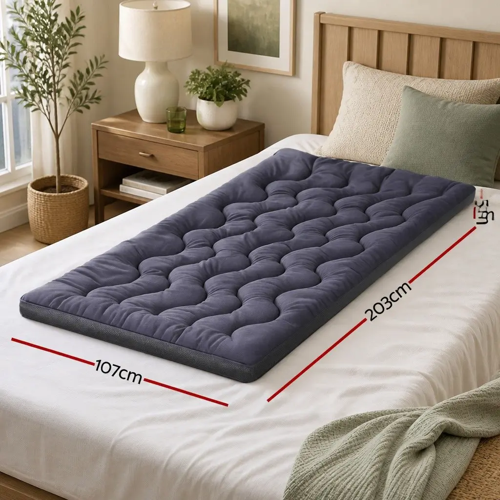 5cm Thick King Single Pillowtop Mattress Topper
