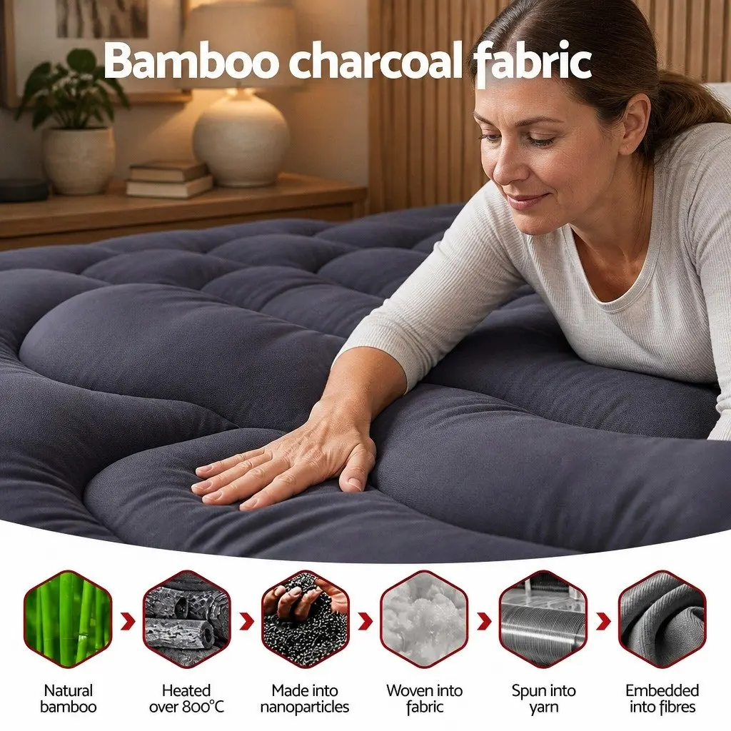 5cm Thick King Single Pillowtop Mattress Topper