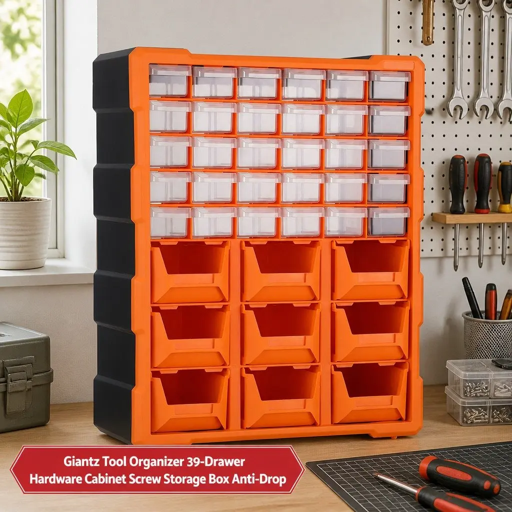 Tool Organizer Cabinet for Workshop Garage Hobby Space 39 Drawer Size