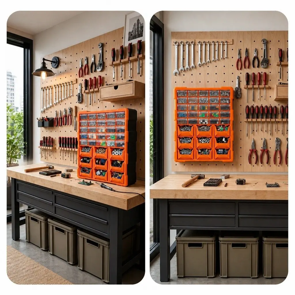 Tool Organizer Cabinet for Workshop Garage Hobby Space 39 Drawer Size