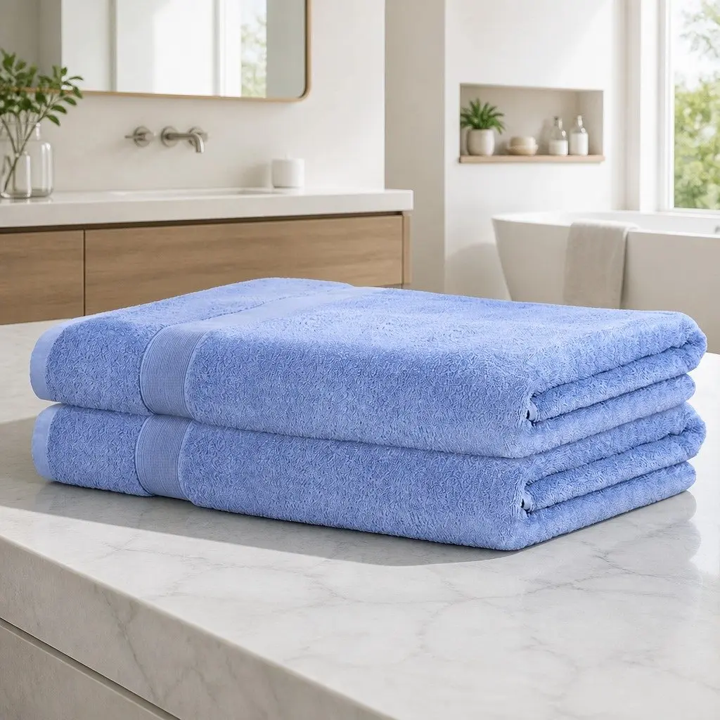 2 Pack Extra Large Cotton Bath Sheets