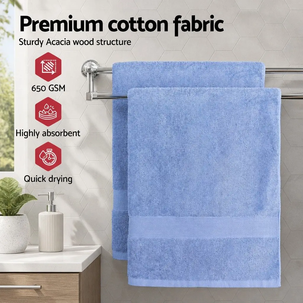 2 Pack Extra Large Cotton Bath Sheets