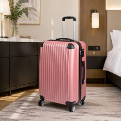 24 Inch Luggage Suitcase Hard Shell Trolley Travel Spinner Wheels Carry Bag