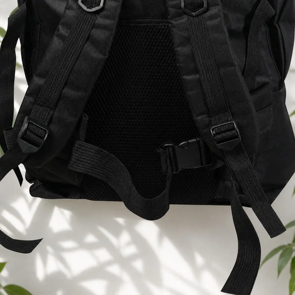 80L Military Backpack Tactical Hiking Camping Trekking Travel Rucksack Black