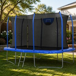 12FT Rectangle Kids Trampoline: Specs and Features