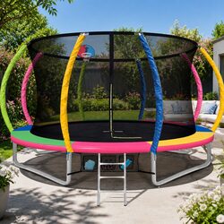 14ft Trampoline with Specifications for Safety and Bounce