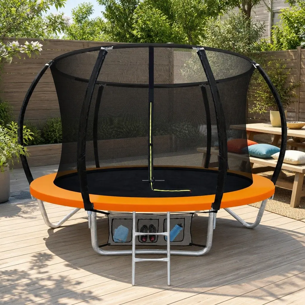 8FT Kids Trampoline with Enclosure