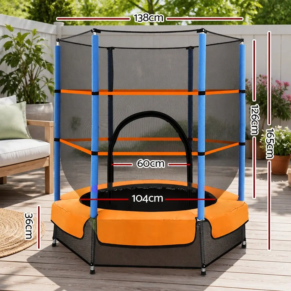 4.5FT Kids Trampoline with Safety Net