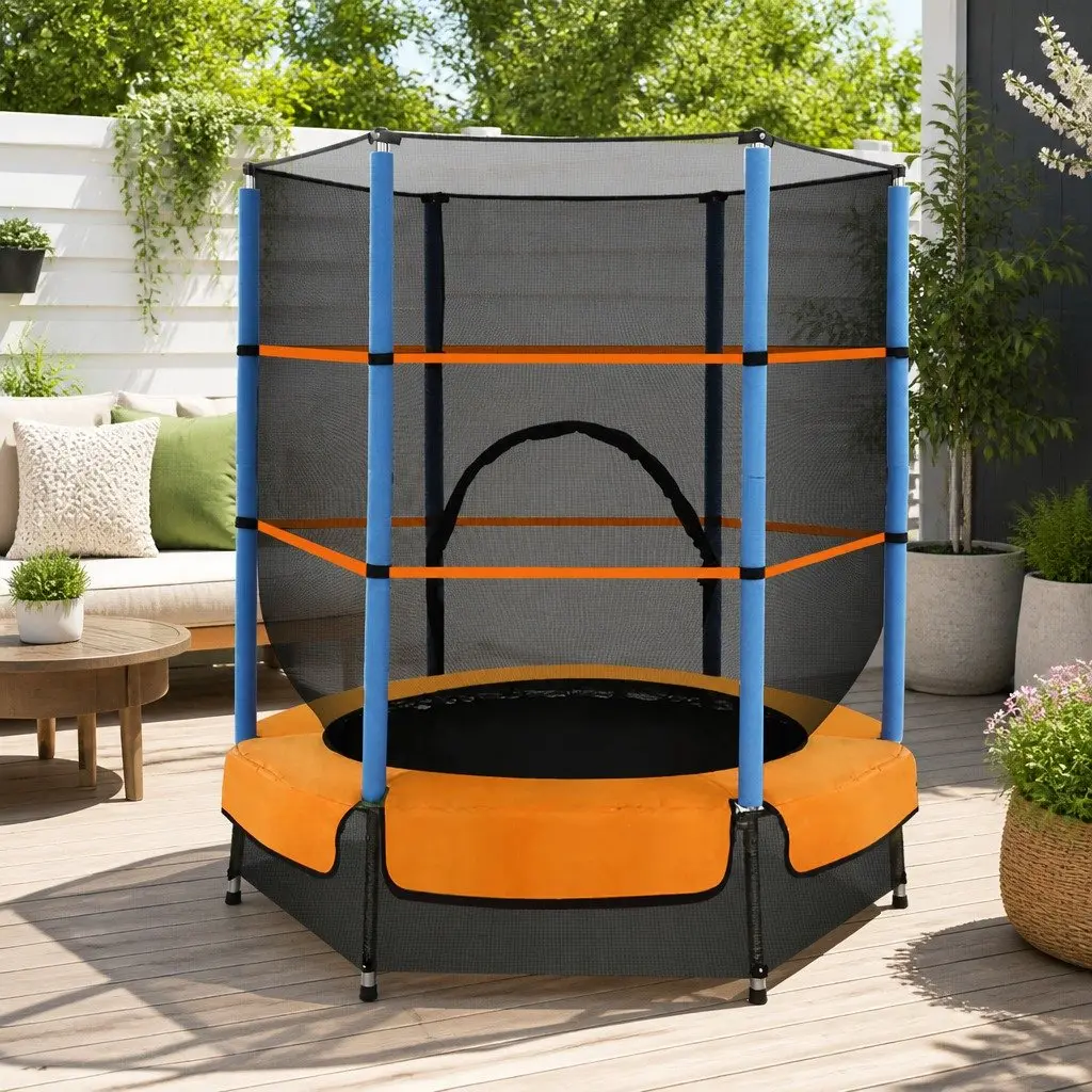 4.5FT Kids Trampoline with Safety Net