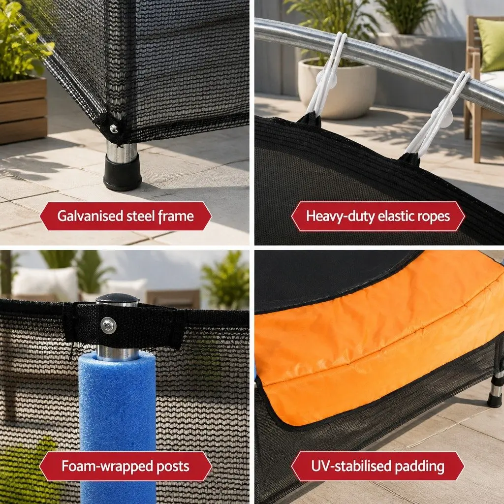 4.5FT Kids Trampoline with Safety Net