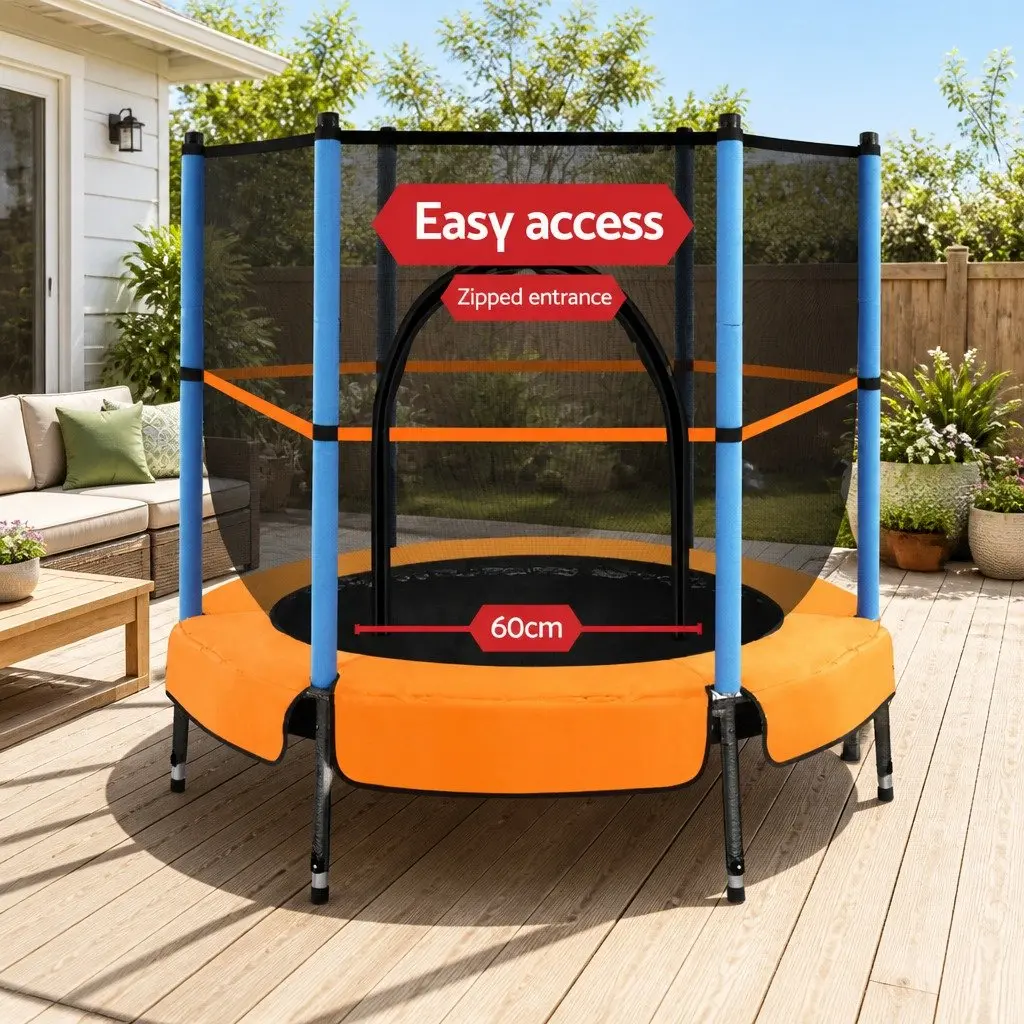 4.5FT Kids Trampoline with Safety Net