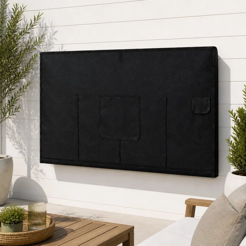 TV Cover Outdoor Use 40-43 Inch Waterproof Black
