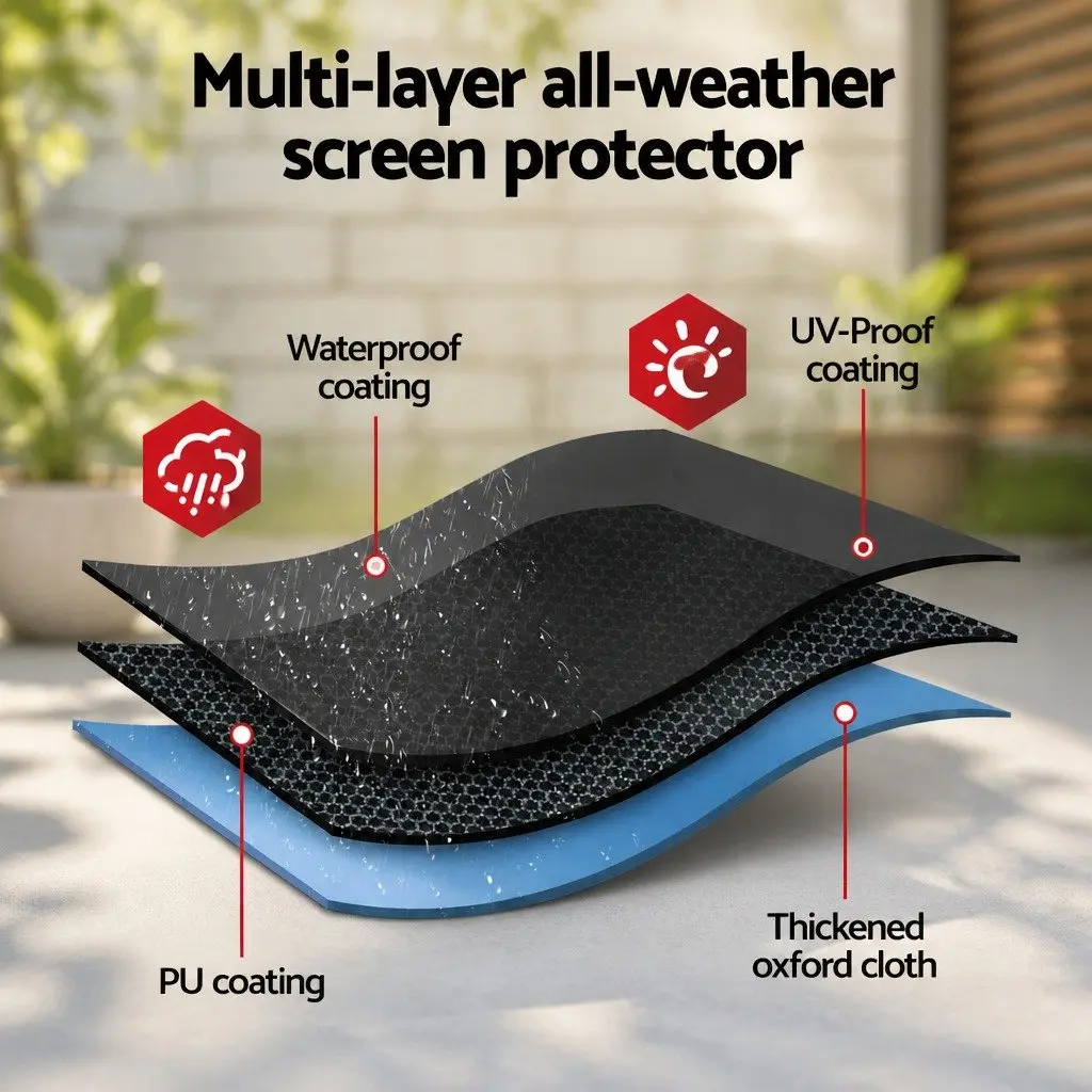TV Cover Outdoor Use 40-43 Inch Waterproof Black