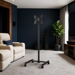 Adjustable Mobile TV Stand for 13-50 Inch Displays