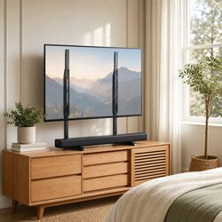 Universal TV Stand for 24-86 Inch Screens - Specs Inside