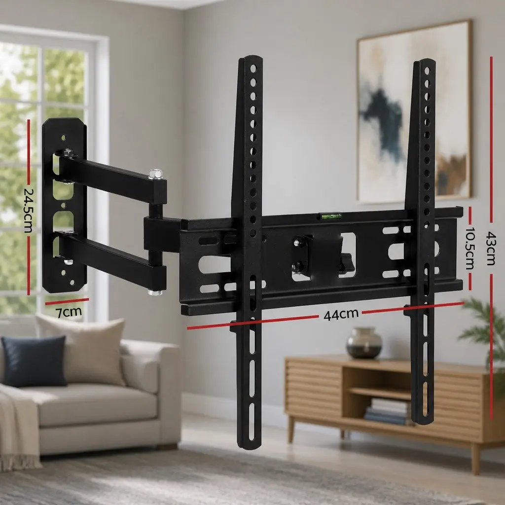 TV Wall Mount Bracket for LED LCD 23 to 55 Inch Full Motion Tilt Swivel Articulating Arm