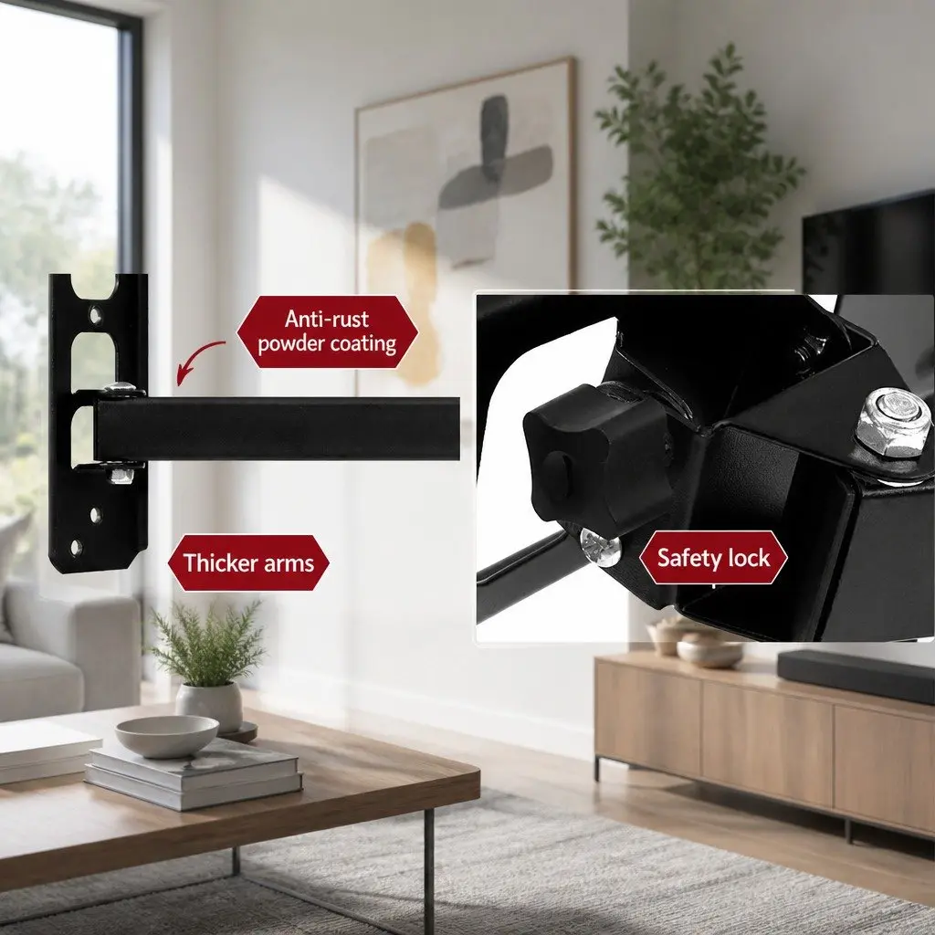 TV Wall Mount Bracket for LED LCD 23 to 55 Inch Full Motion Tilt Swivel Articulating Arm
