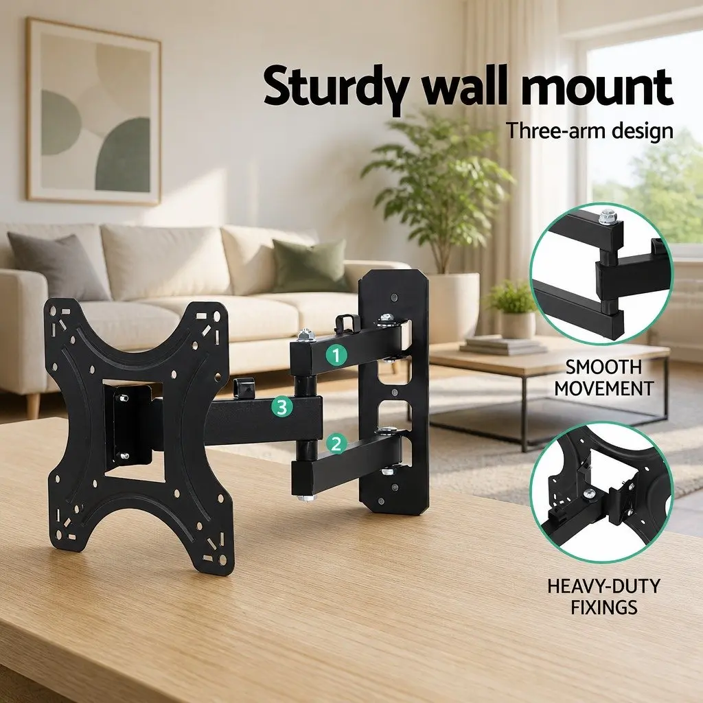 17"-42" Full Motion TV Wall Mount Bracket