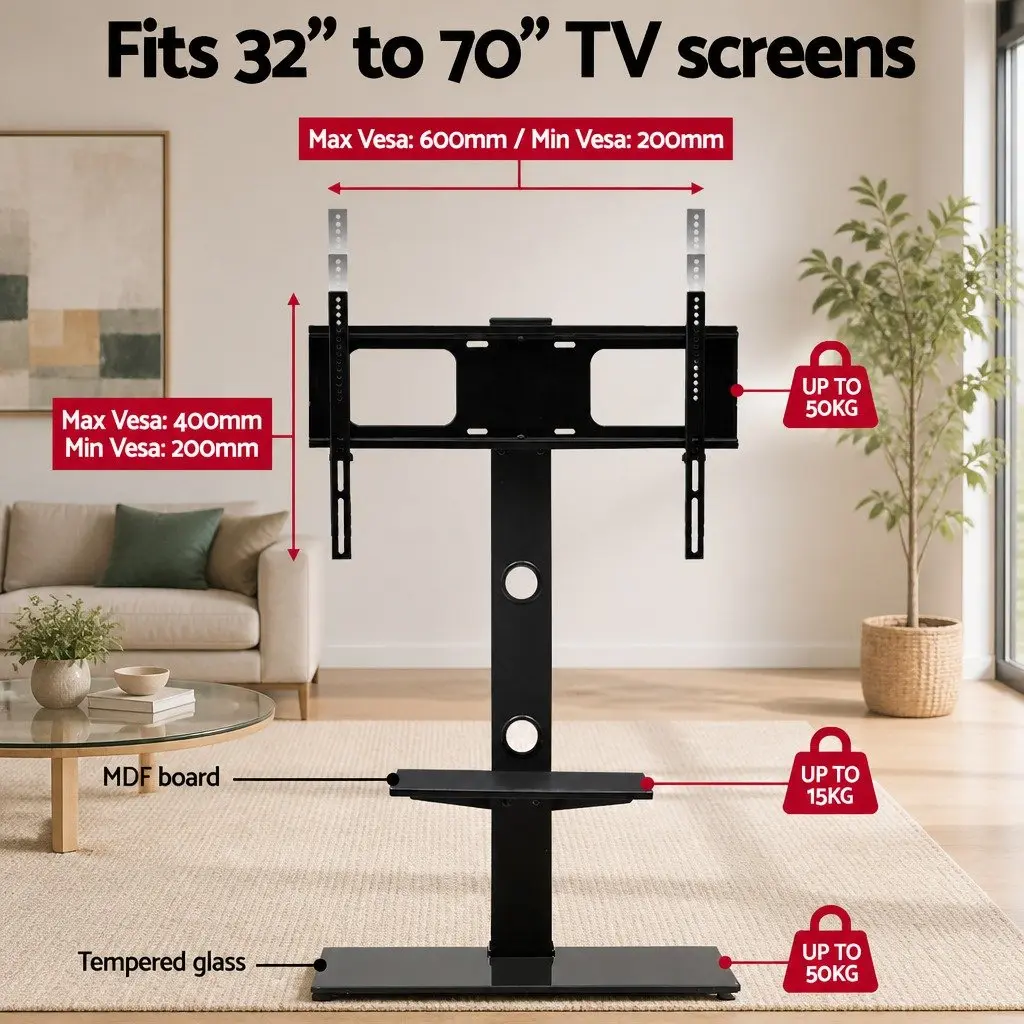 TV Floor Stand for 32-70" Displays