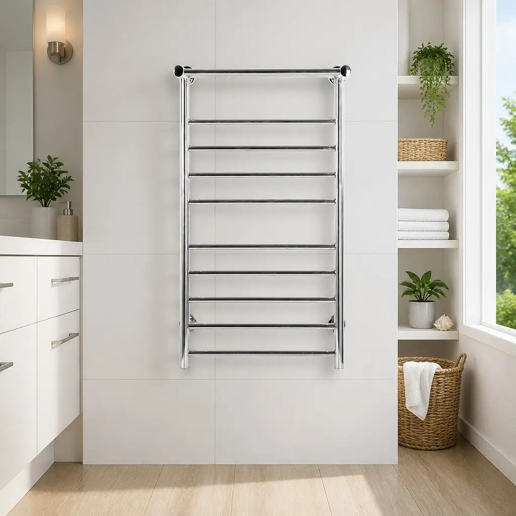 Wall-Mounted 14 Bars Electric Towel Rail