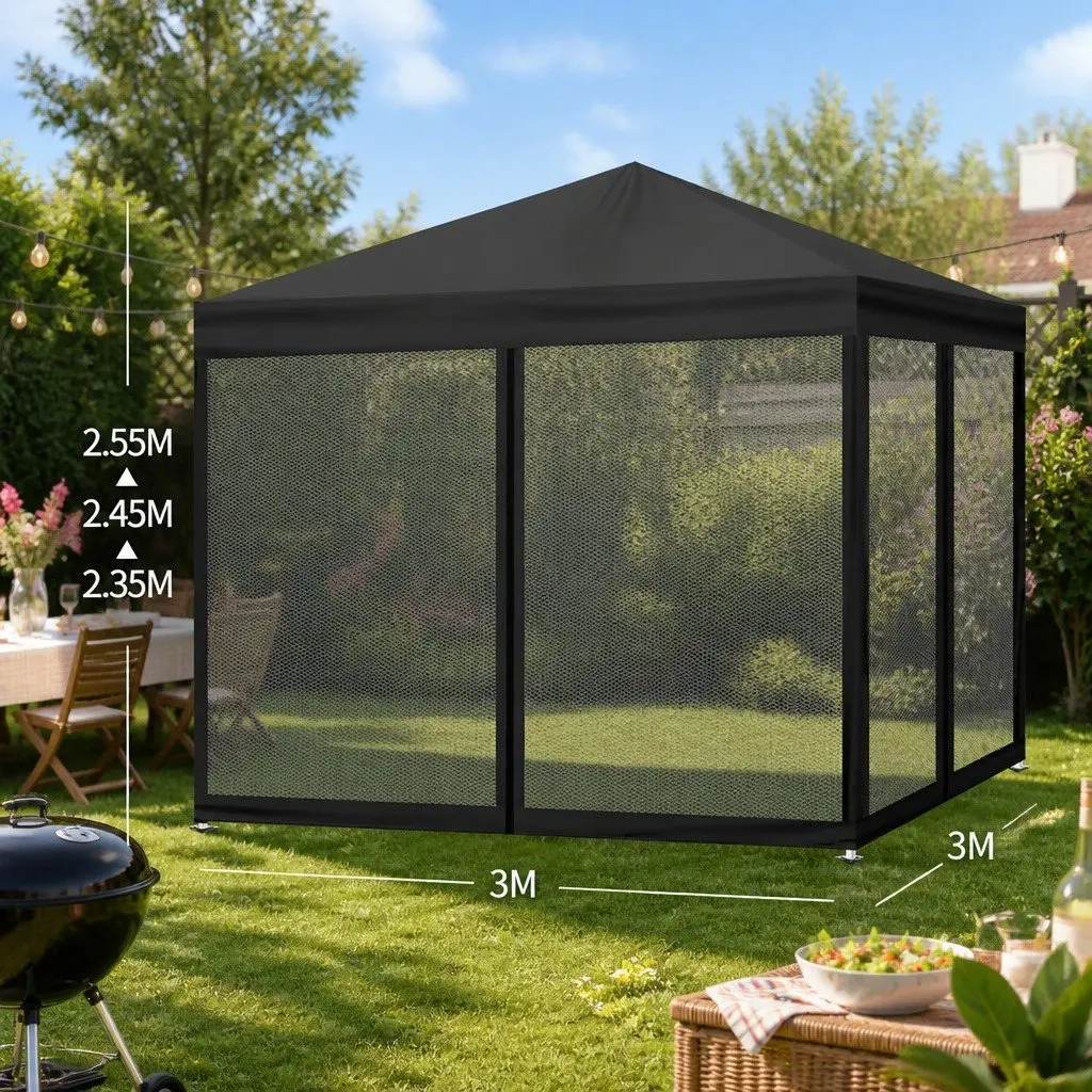 3x3m Pop Up Gazebo Tent