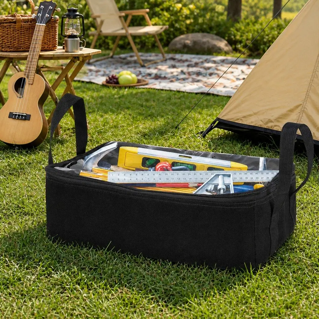Canvas Storage Bag for Camping and Home Organisation 3 Piece