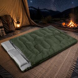 Double Sleeping Bag Specifications: 220cm x 145cm