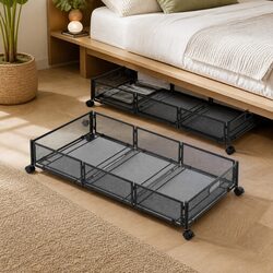 Dimensions and Features of Under Bed Storage Containers Set of 4