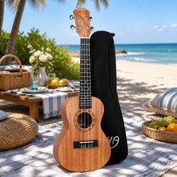 23 Inch Mahogany Concert Ukulele Specifications and Kit