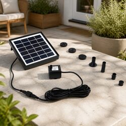 Specifications of Solar Powered Water Fountain Pump Kit