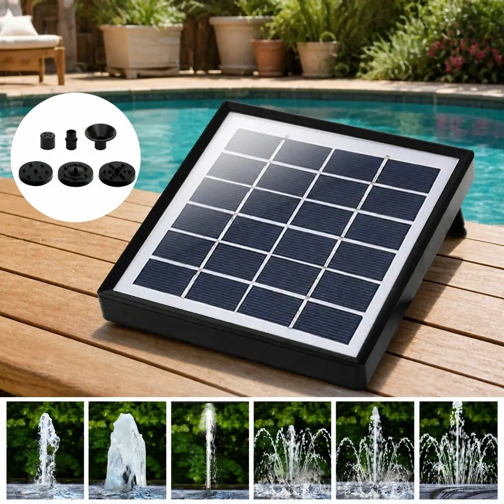 Solar Powered Water Fountain Pump Kit