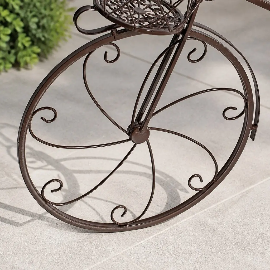 Metal Plant Stand Indoor Outdoor Steel Frame Tiered Pot Display