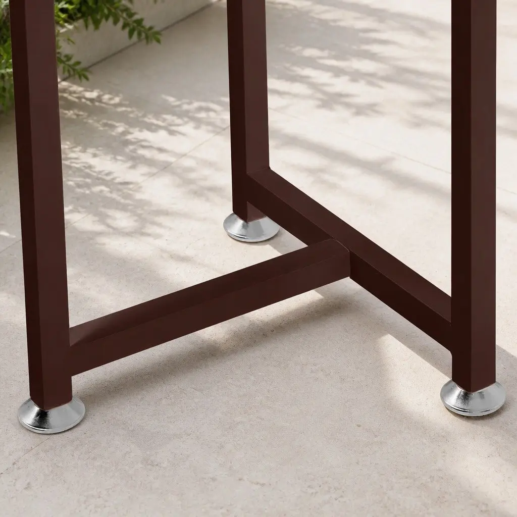 5 Tier Metal Plant Stand for Indoor Outdoor Use Bronze Space Saving Vertical Storage