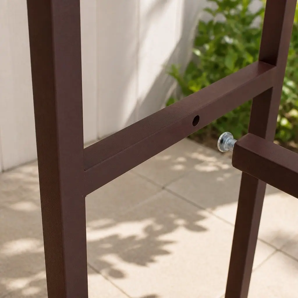 5 Tier Metal Plant Stand for Indoor Outdoor Use Bronze Space Saving Vertical Storage