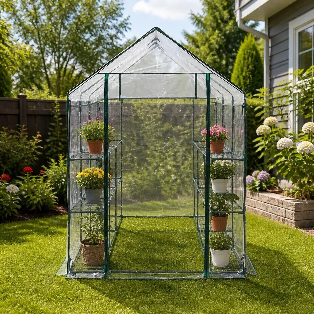 3 Tier Walk-In Greenhouse