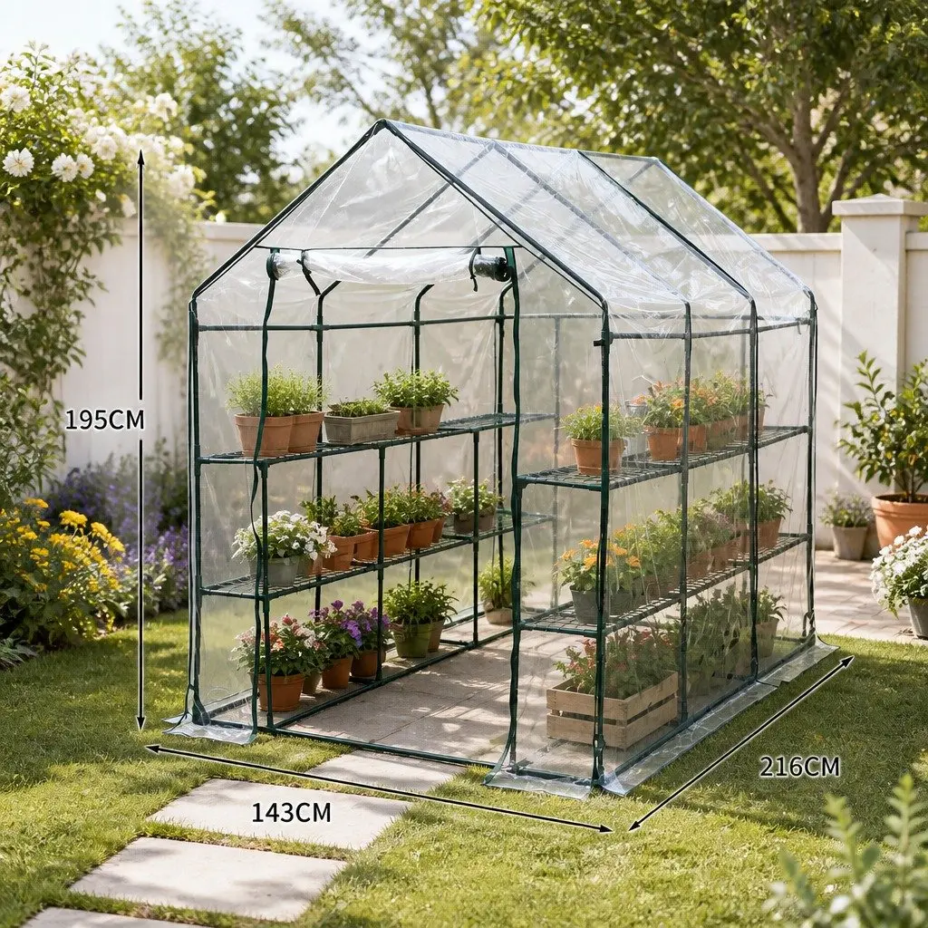 3 Tier Walk-In Greenhouse