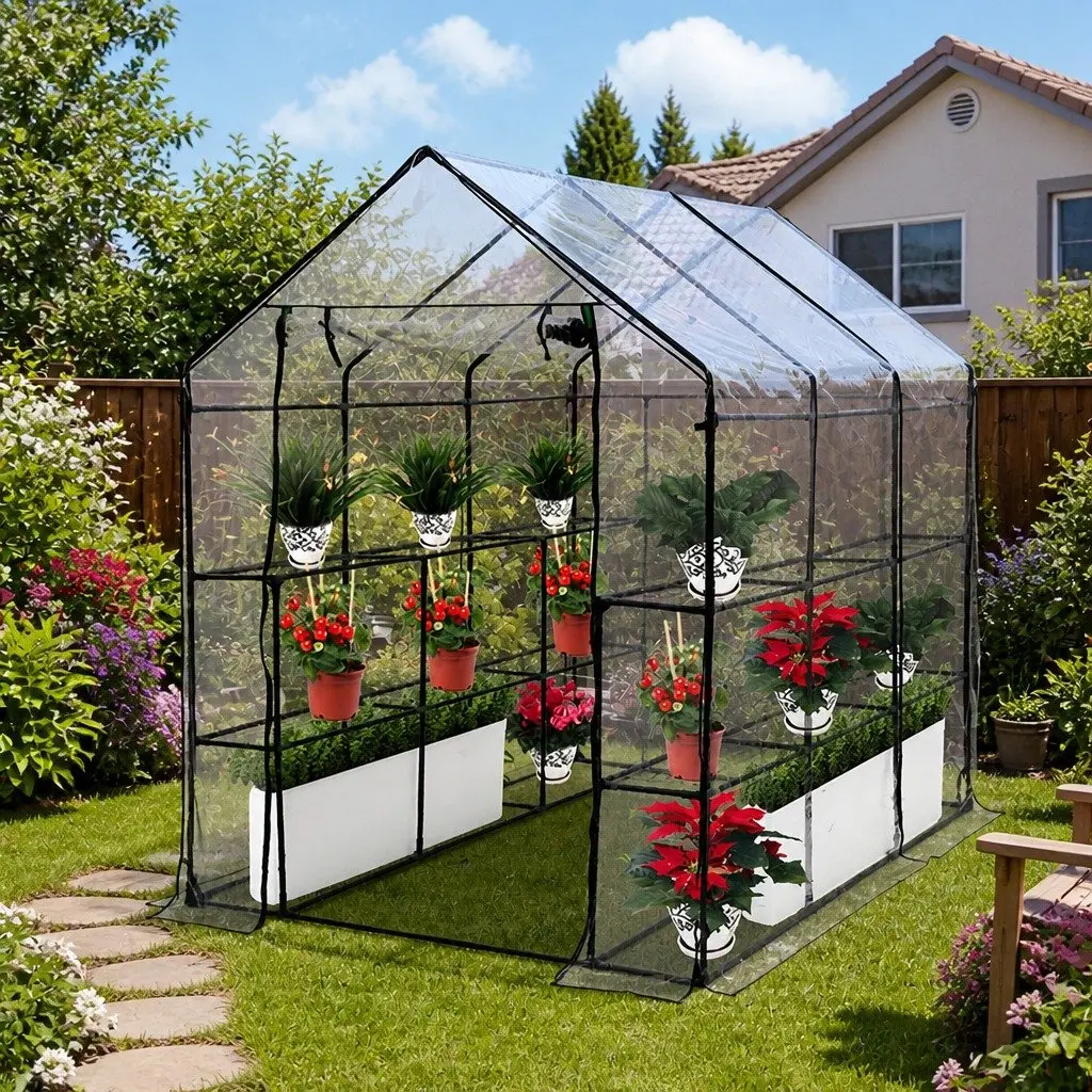 3 Tier Walk-In Greenhouse