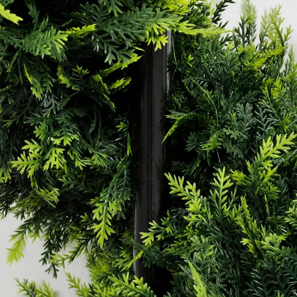 Artificial Spiral Cedar Tree 100cm Indoor Outdoor Faux Greenery Decor 2 Pack