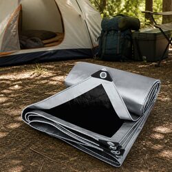 Heavy Duty Waterproof Tarp: 200GSM, Multiple Sizes