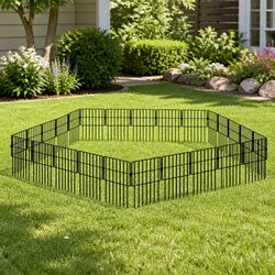 Specifications of 25 Pcs Garden Fence Panels in Metal