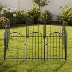 Garden Fence Border Edging Panels Lawn Landscaping Metal Outdoor Decorative