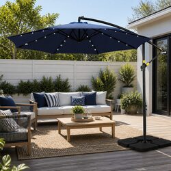 3M Outdoor Cantilever Umbrella with Specifications Listed