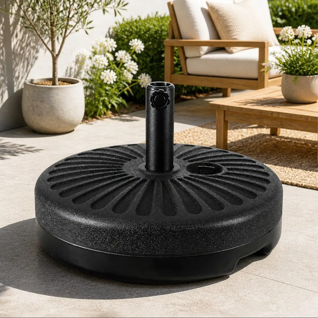 3m Outdoor Umbrella for Garden Deck Patio Shade Black