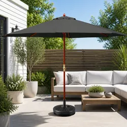 3m Charcoal Outdoor Umbrella: Specs and Features