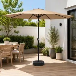 Specifications of 3m Beige Centre Post Umbrella
