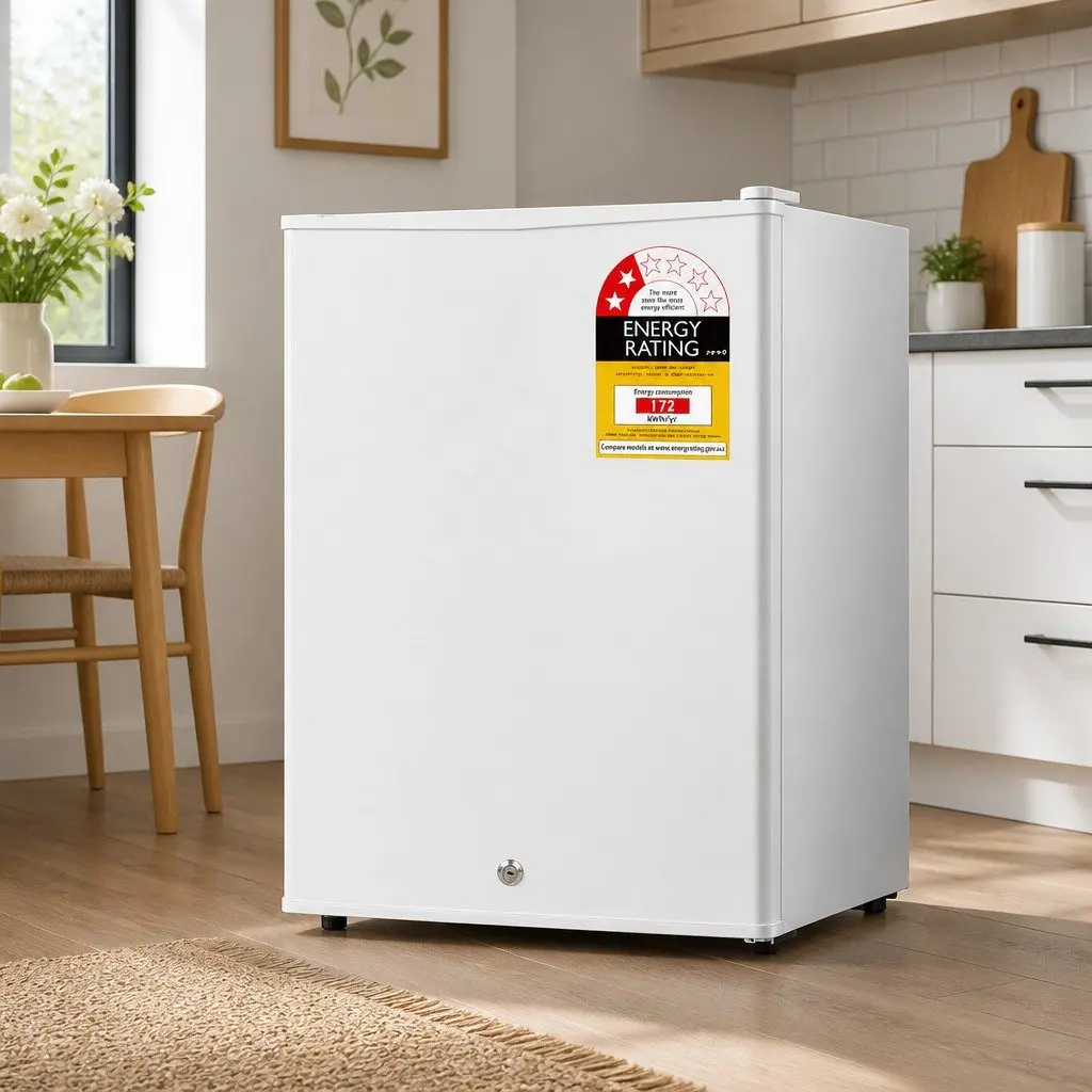Upright Freezer Portable Compact for Caravan Apartment Holiday Home 42L White