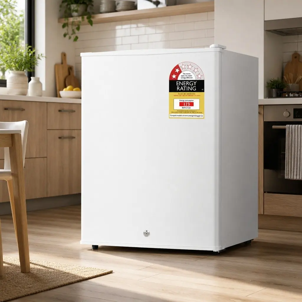Upright Freezer Portable Compact for Caravan Apartment Holiday Home 42L White