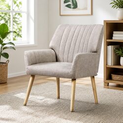 Specifications of the Beige Lounge Armchair