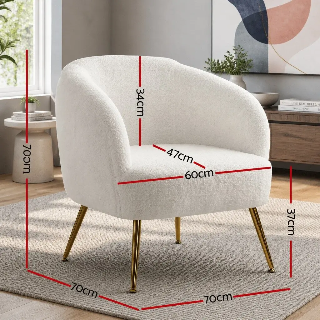 Sherpa Lounge Chair with Winged Backrest